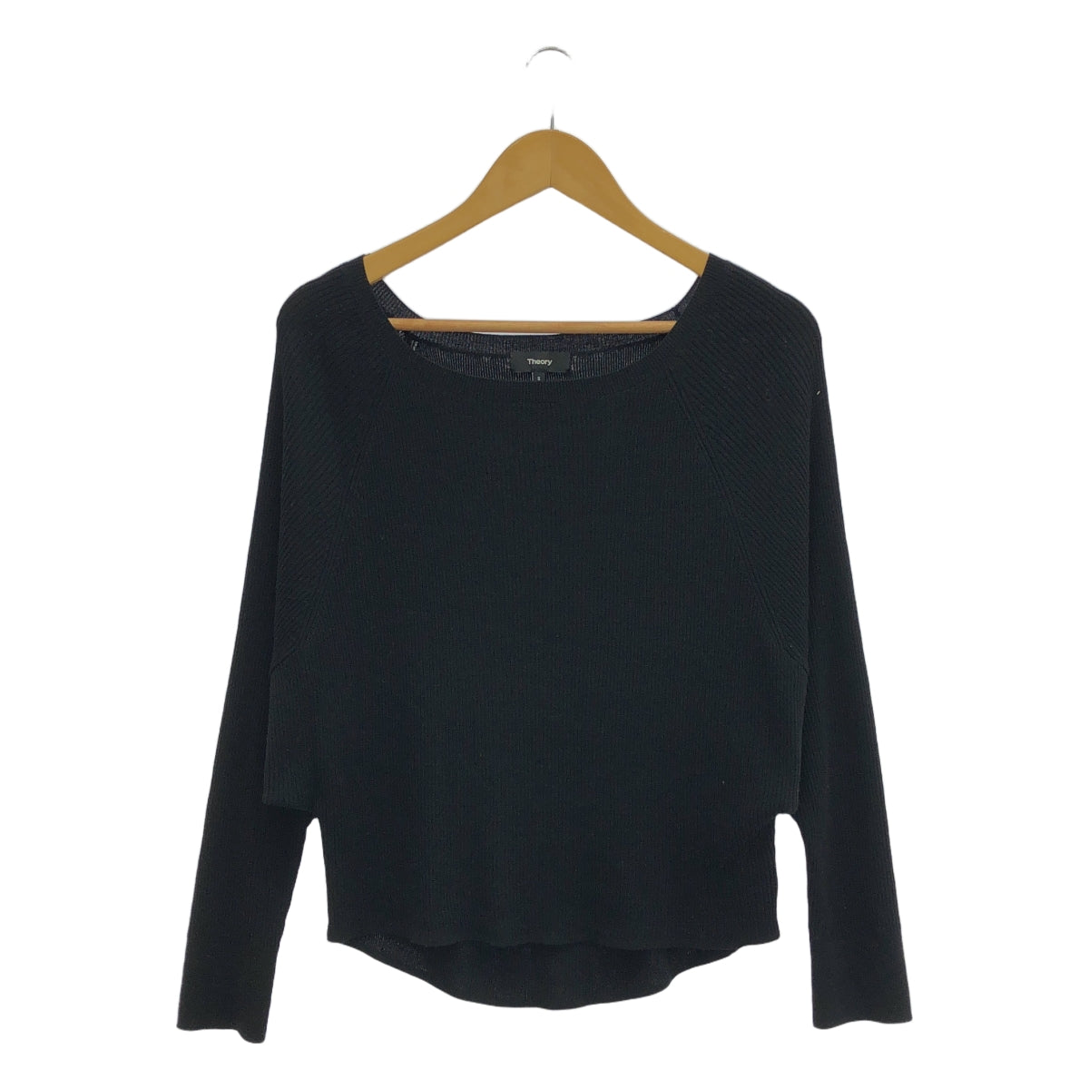 理論 | 羊毛蝙蝠袖針織衫 | S | 黑色 | 女款