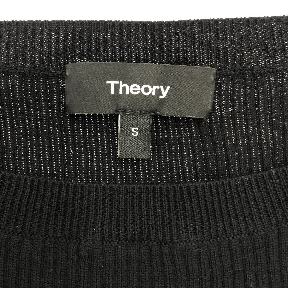 理論 | 羊毛蝙蝠袖針織衫 | S | 黑色 | 女款