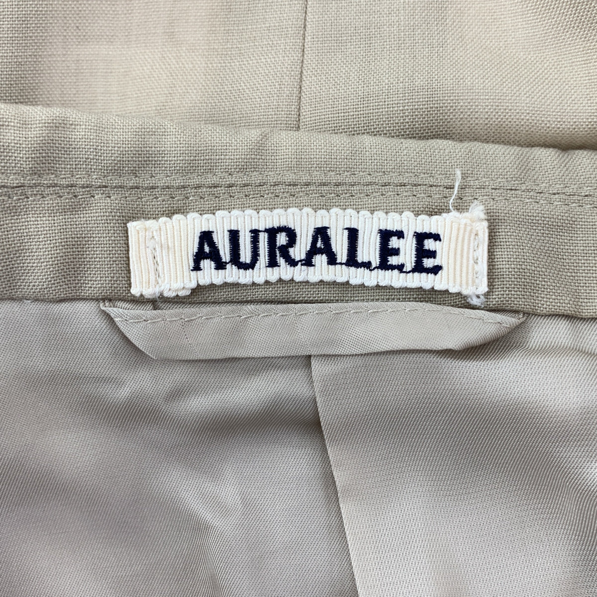 AURALEE / オーラリー | TROPICAL WOOL KID MOHAIR JACKET モヘア ジャケット | 4 | ベージュ | メンズ