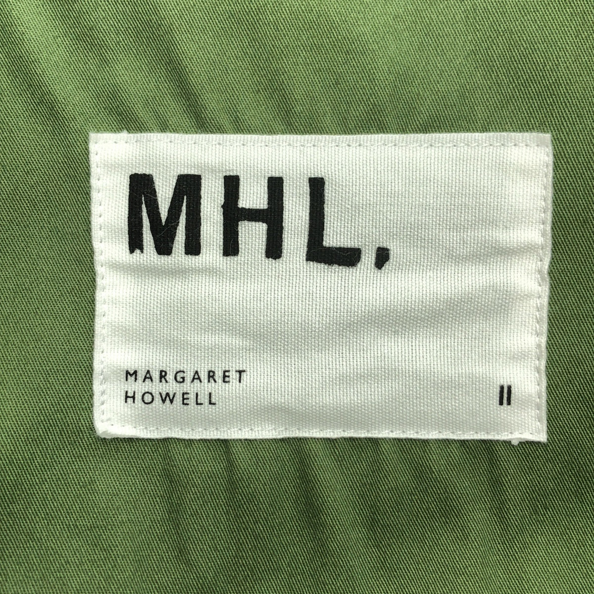 MHL. / 엠에이치엘 마가렛 하웰 | 2023AW | SOFT DENSE COTTON OP 코튼 롱 원피스 | 2 | 그린 | 여성