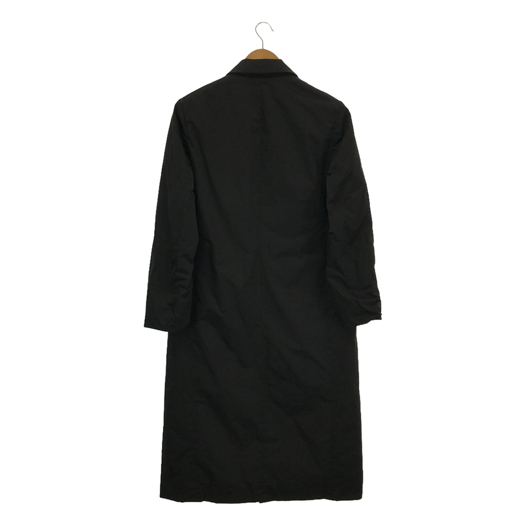 【美品】  Edition / エディション トゥモローランド | 2022AW | TEFFETA CHESTER COAT ポリエステル チェスターコート | 34 | ブラック | レディース