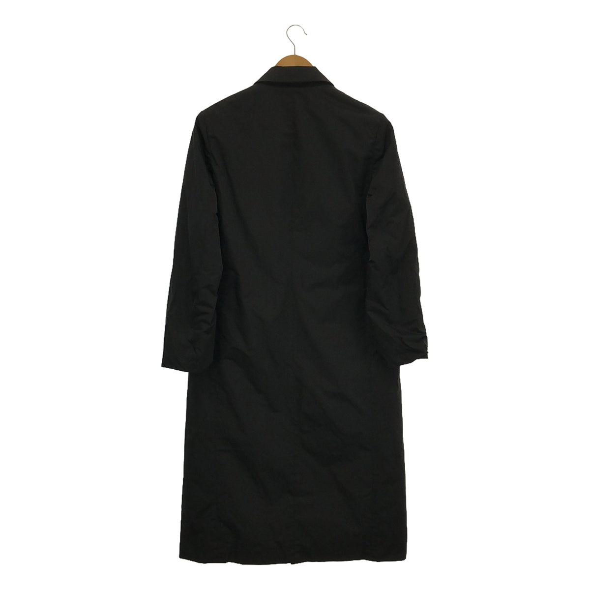 【美品】  Edition / エディション トゥモローランド | 2022AW | TEFFETA CHESTER COAT ポリエステル チェスターコート | 34 | ブラック | レディース