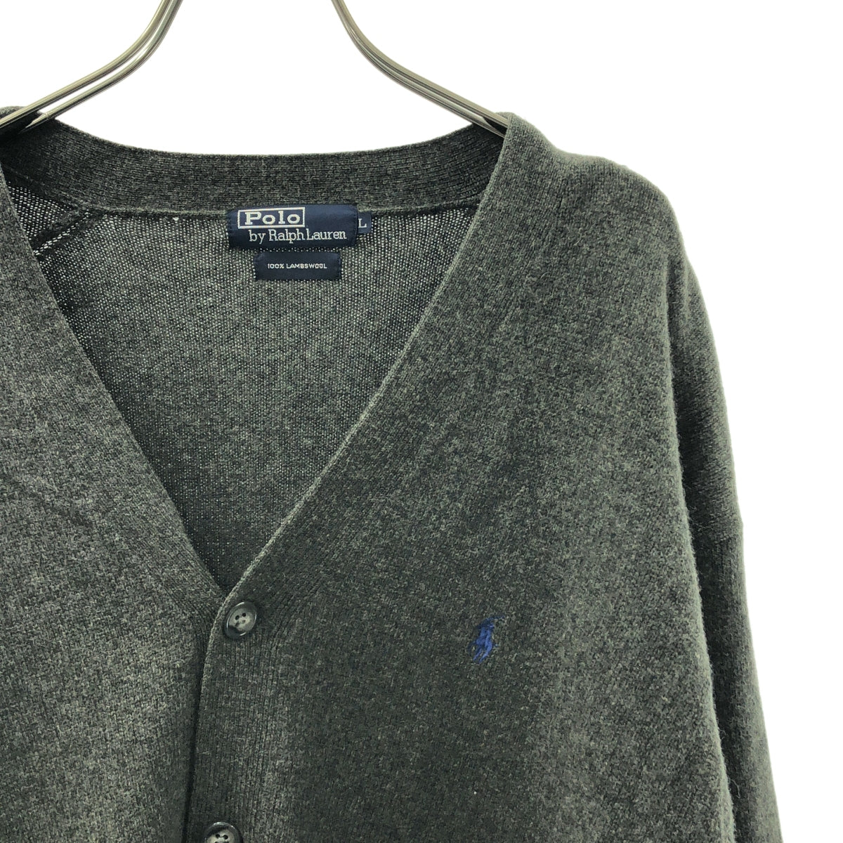 POLO RALPH LAUREN / 폴로랄프로렌 | 울 V넥 가디건 | L | 남성
