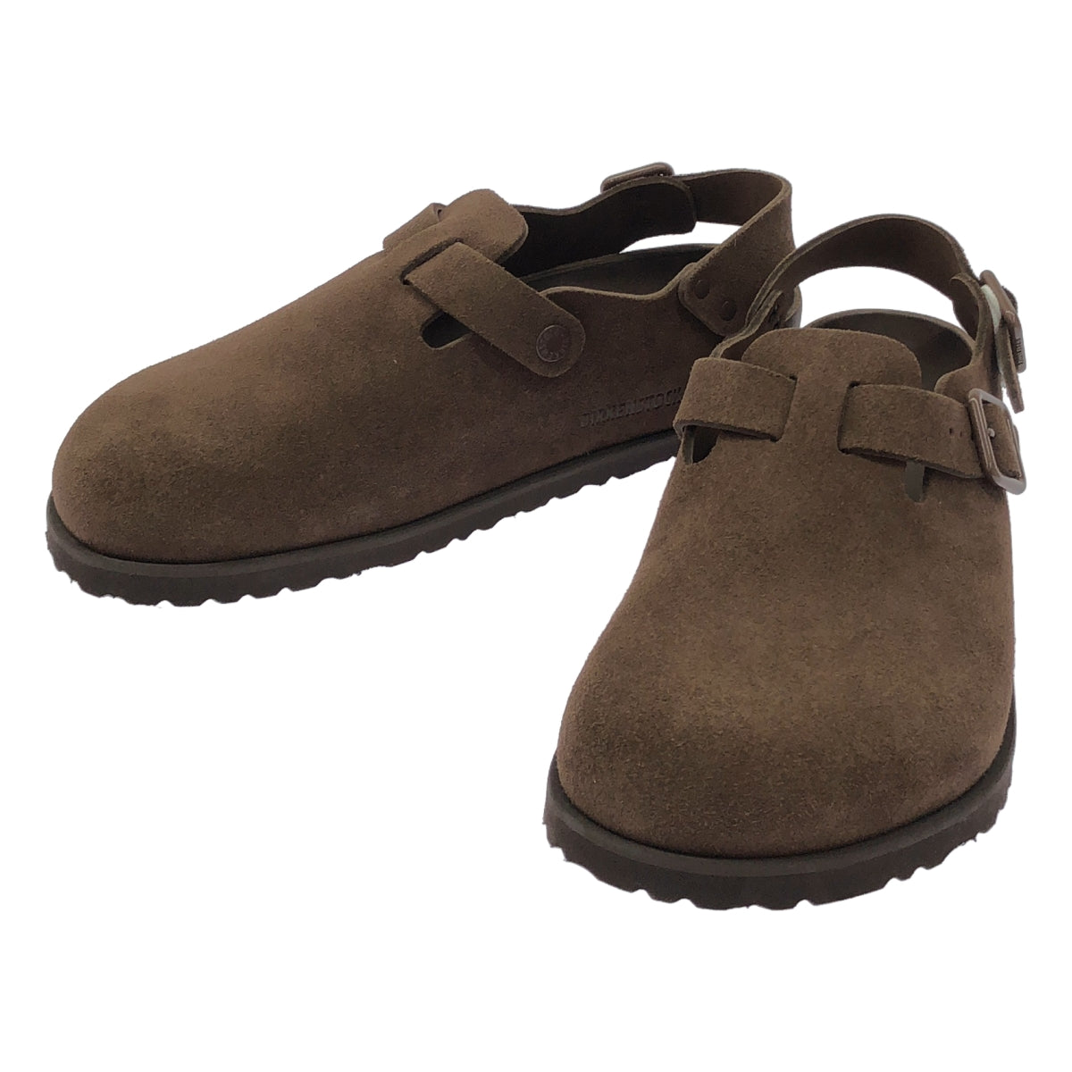 [狀況極佳] BIRKENSTOCK | Tokio II Carafe 1774 / Tokio 絨面革涼鞋 | 尺寸 41 (26) | 深棕色 | 男款