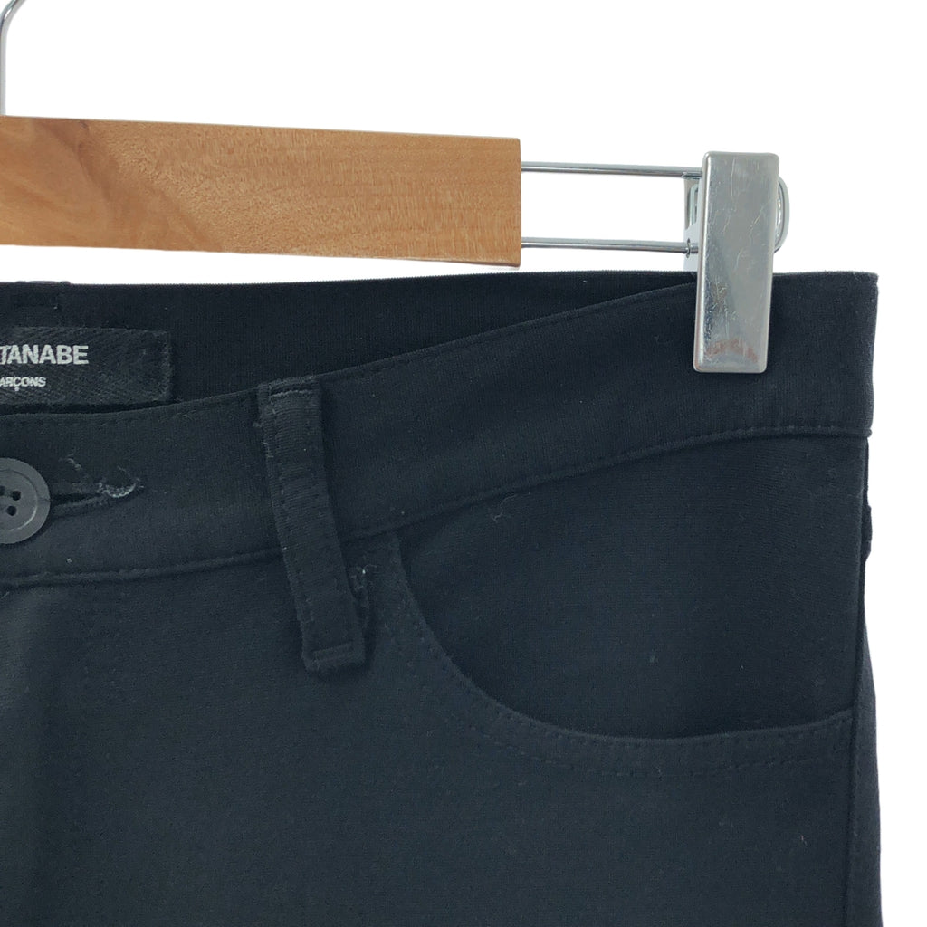 JUNYA WATANABE COMME des GARCONS / ジュンヤワタナベ | コットン ストレッチ ストレート パンツ | S | ブラック | レディース