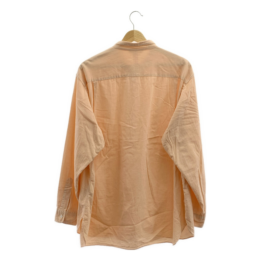 STILL BY HAND / 스틸 바이 핸드 | Narrow collar shirts 스트라이프 제품 염색 네로우 컬러 셔츠 | 48 |