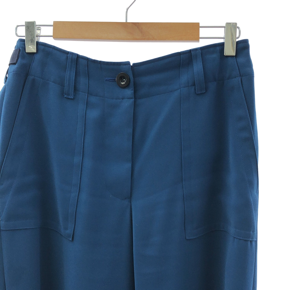 sacai | 聚酯貝克褲 | 2碼 | 藍色 | 女款