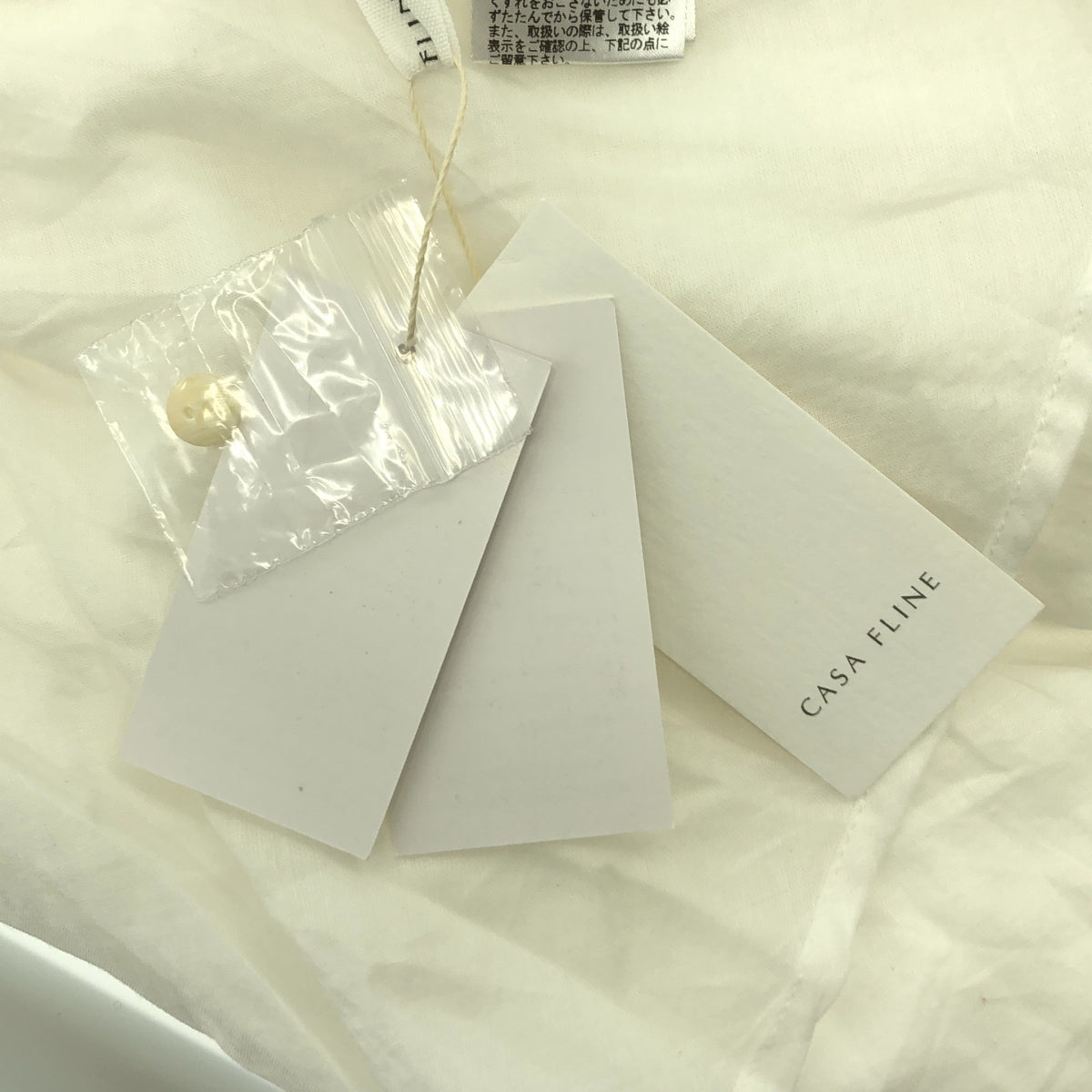 CASA FLINE / カーサフライン | オーガニックコットンレースキャミソール | F |