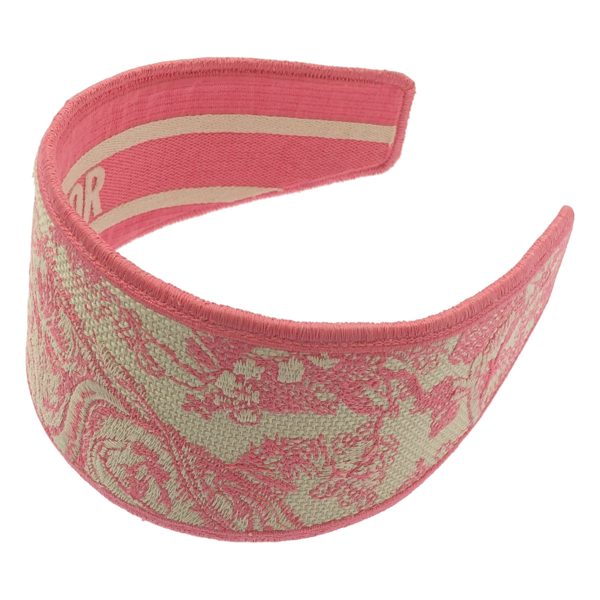 Christian Dior / クリスチャンディオール | オブリーク トワルドゥジュイ エンブロイダリー ヘッドバンド カチューシャ |