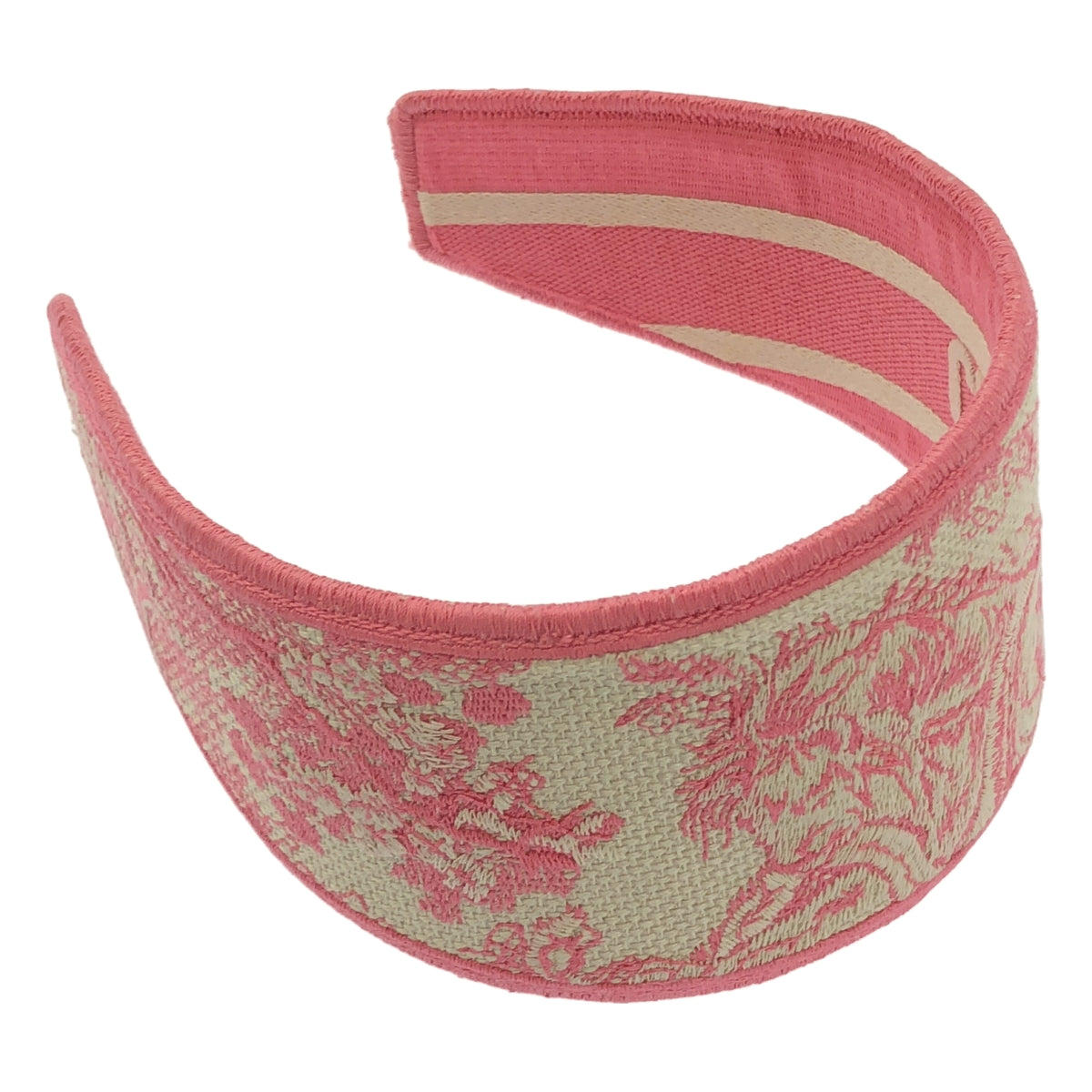 Christian Dior / クリスチャンディオール | オブリーク トワルドゥジュイ エンブロイダリー ヘッドバンド カチューシャ |