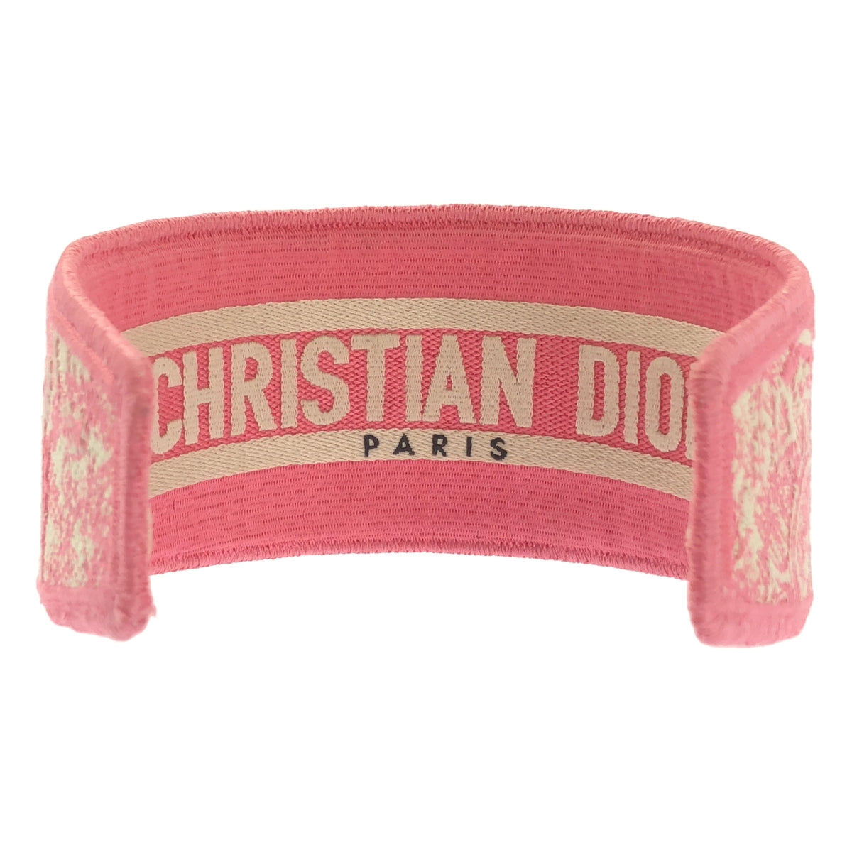 Christian Dior / クリスチャンディオール | オブリーク トワルドゥジュイ エンブロイダリー ヘッドバンド カチューシャ |