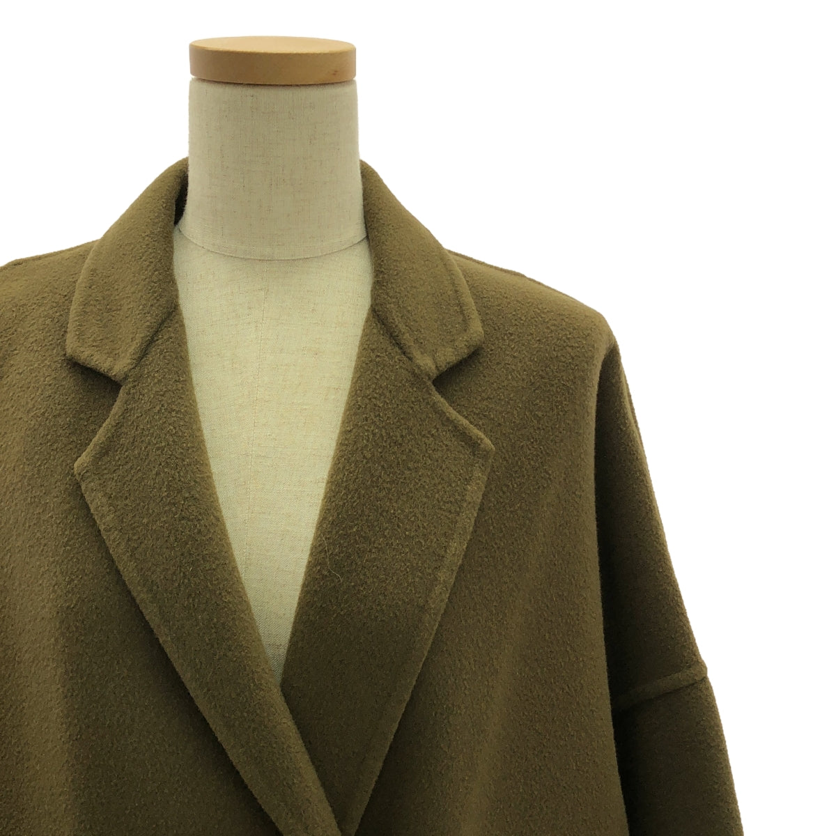 MUSE de Deuxieme Classe / 뮤즈 두주 엠 클래스 | Victorian 리버 코트 | F | 카키 |