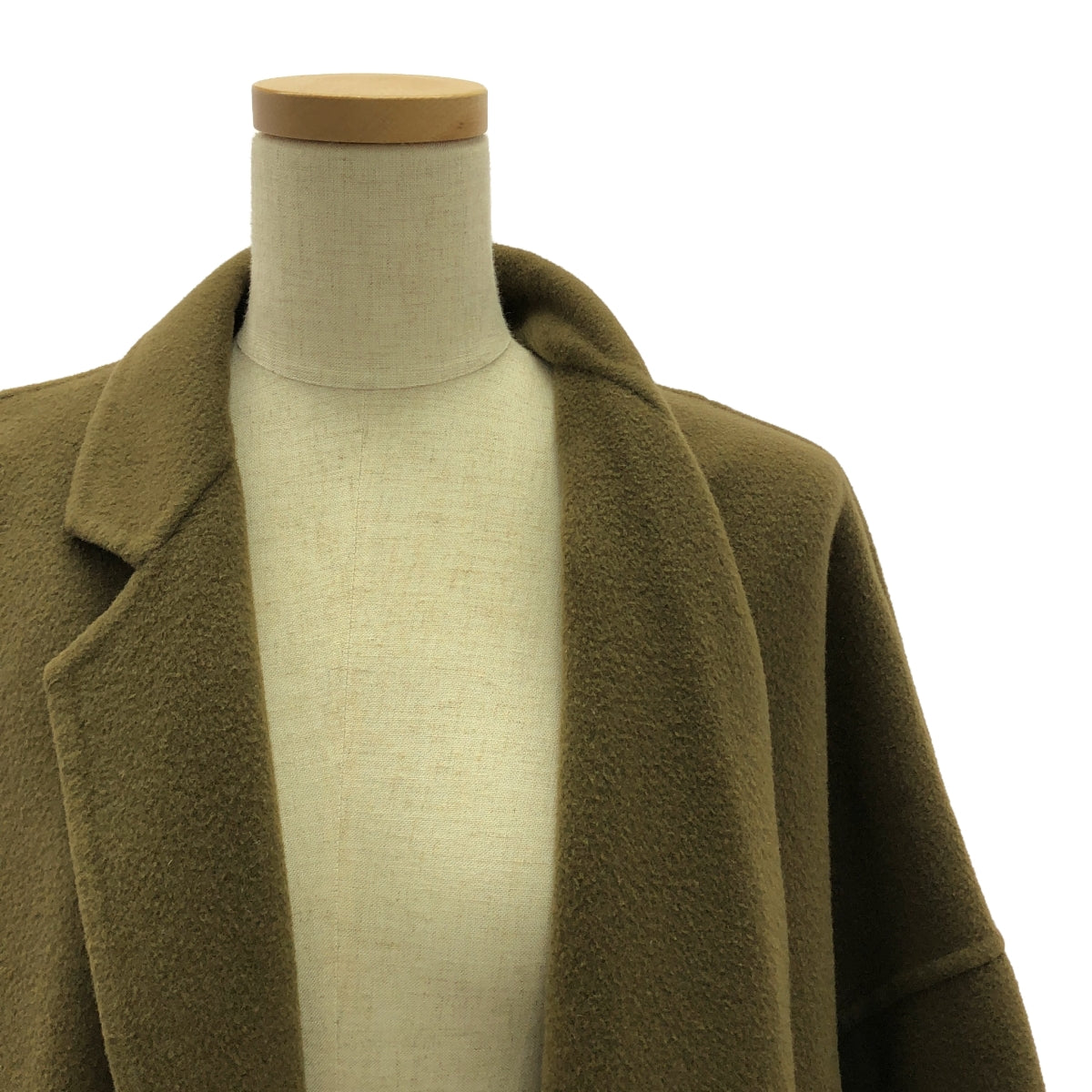 MUSE de Deuxieme Classe / 뮤즈 두주 엠 클래스 | Victorian 리버 코트 | F | 카키 |