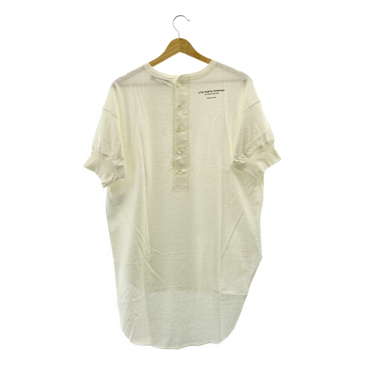 Americana / 아메리카나 | Deuxieme Classe 취급 백 헨리 T 셔츠 | F | 여성