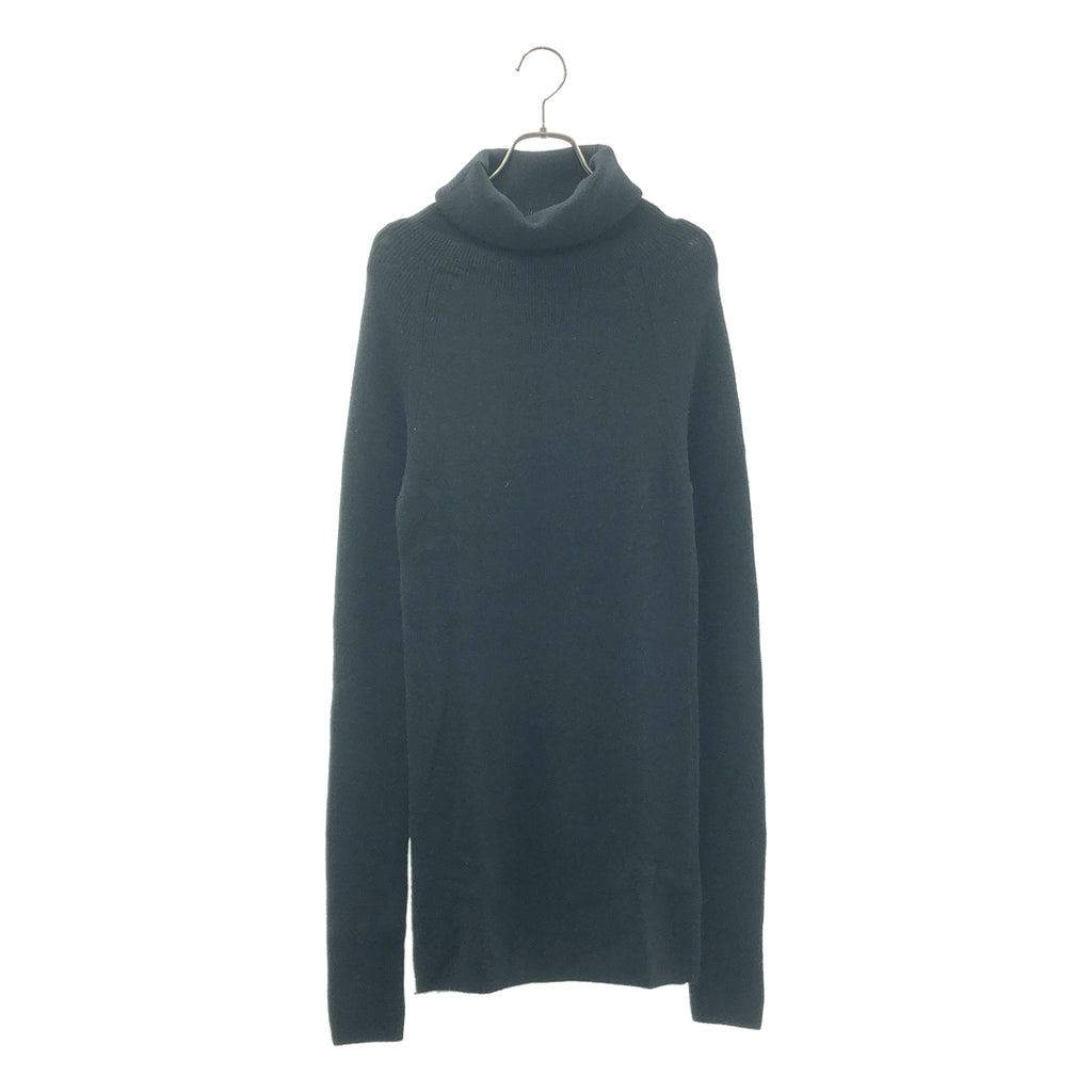 LIMI feu / リミフゥ | ウール タートルネック リブ ニット | 2 | ブラック | レディース