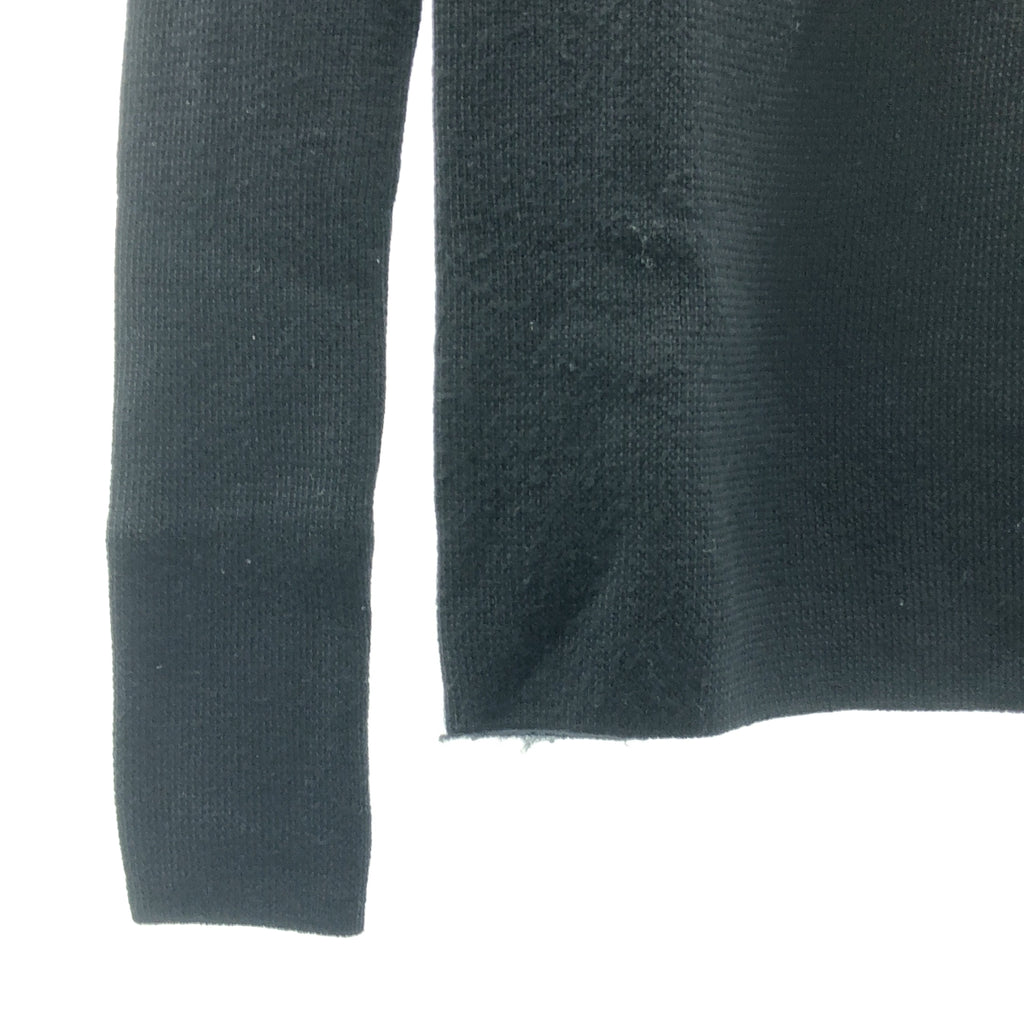 LIMI feu / リミフゥ | ウール タートルネック リブ ニット | 2 | ブラック | レディース