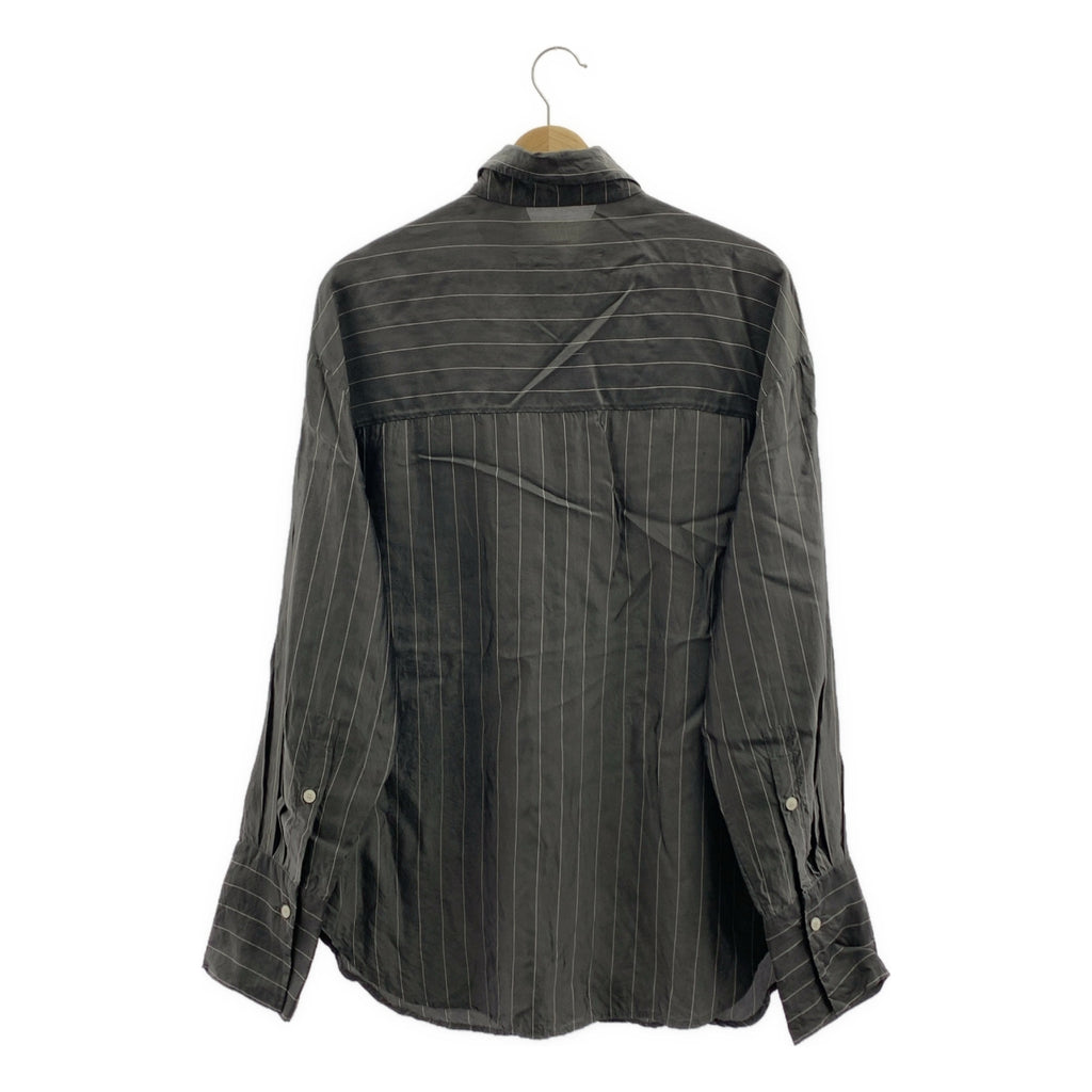 TODAYFUL / トゥデイフル | Stripe Silky Shirts ストライプシルキーシャツ | F | レディース