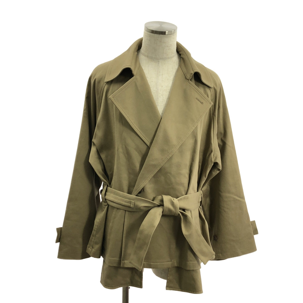 Blanc YM / ブランワイエム | コットン ショート トレンチコート | S | メンズ