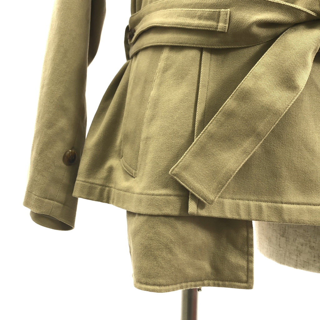 Blanc YM / ブランワイエム | コットン ショート トレンチコート | S | メンズ