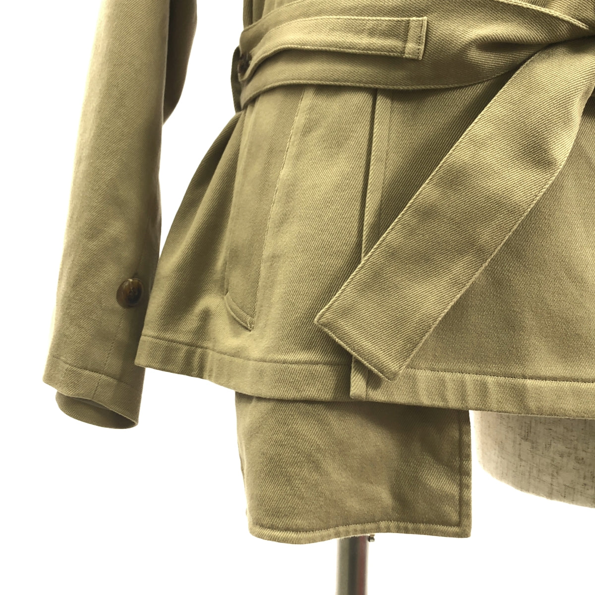 Blanc YM / ブランワイエム | コットン ショート トレンチコート | S | メンズ