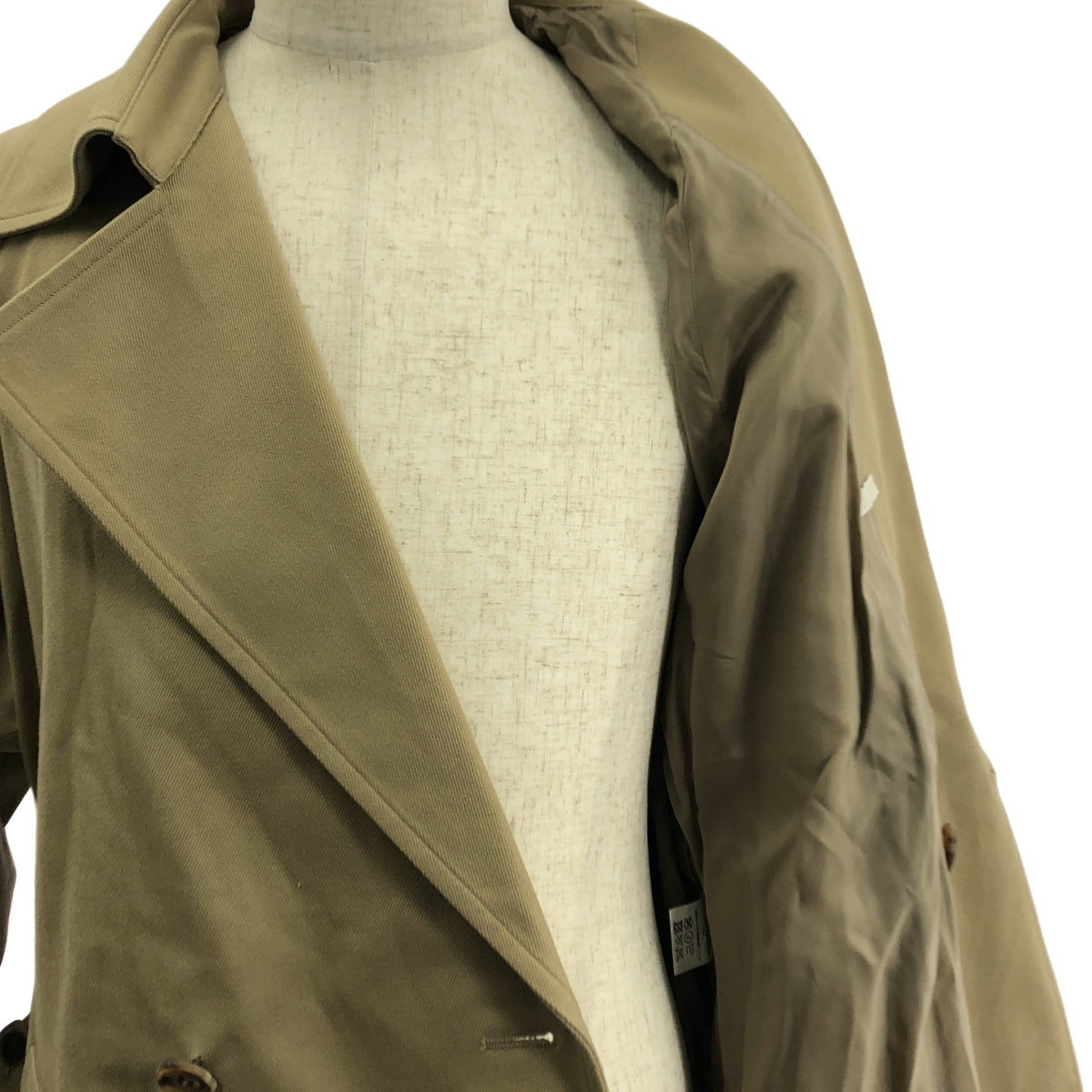 Blanc YM / ブランワイエム | コットン ショート トレンチコート | S | メンズ