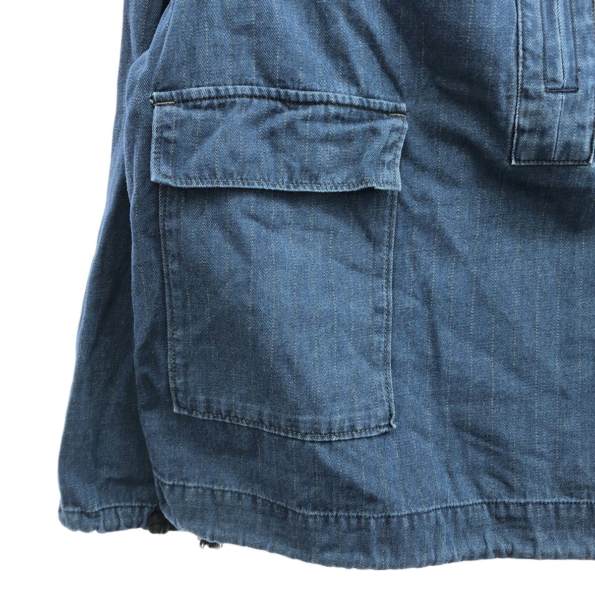 45r / Forty-Five R | 908 靛藍和小麥緞連帽衫（加工）| 2 | 靛藍 | 女款