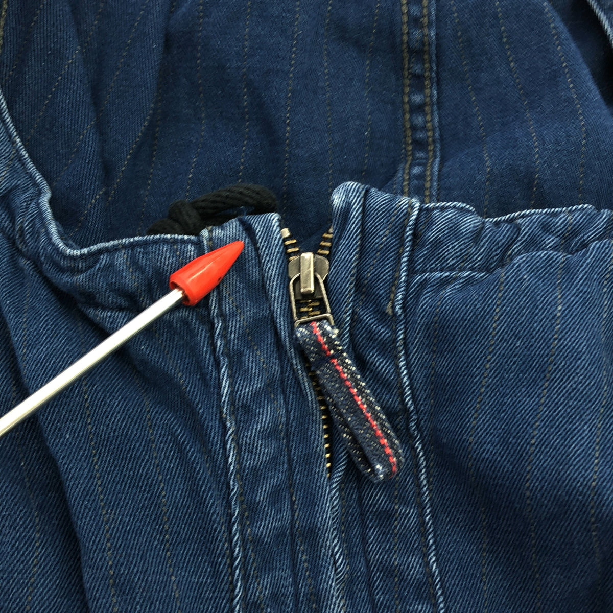 45r / Forty-Five R | 908 靛藍和小麥緞連帽衫（加工）| 2 | 靛藍 | 女款