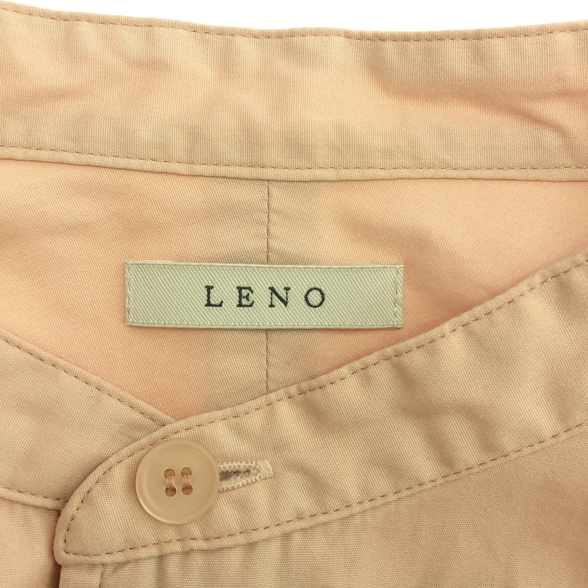 LENO / リノ | バンドカラー プルオーバー シャツワンピース | 0 | ピンク | レディース
