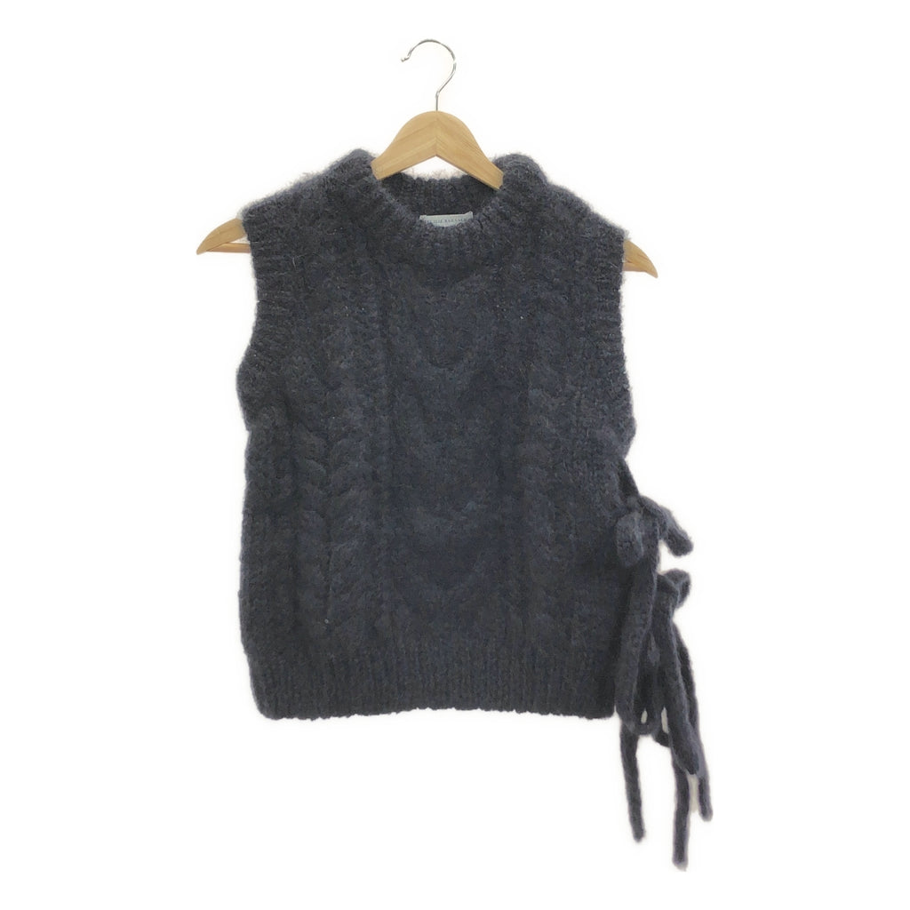【美品】  Cecilie Bahnsen / セシリーバンセン | ISA VEST ニット ベスト | XS/S | ネイビー | レディース
