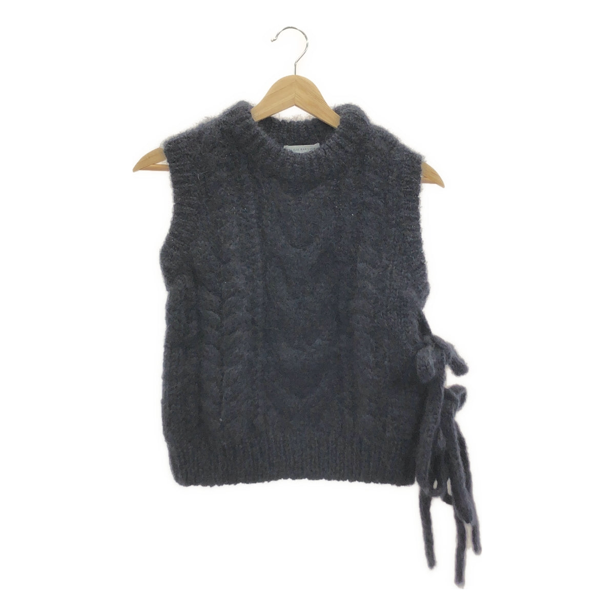 【美品】  Cecilie Bahnsen / セシリーバンセン | ISA VEST ニット ベスト | XS/S | ネイビー | レディース