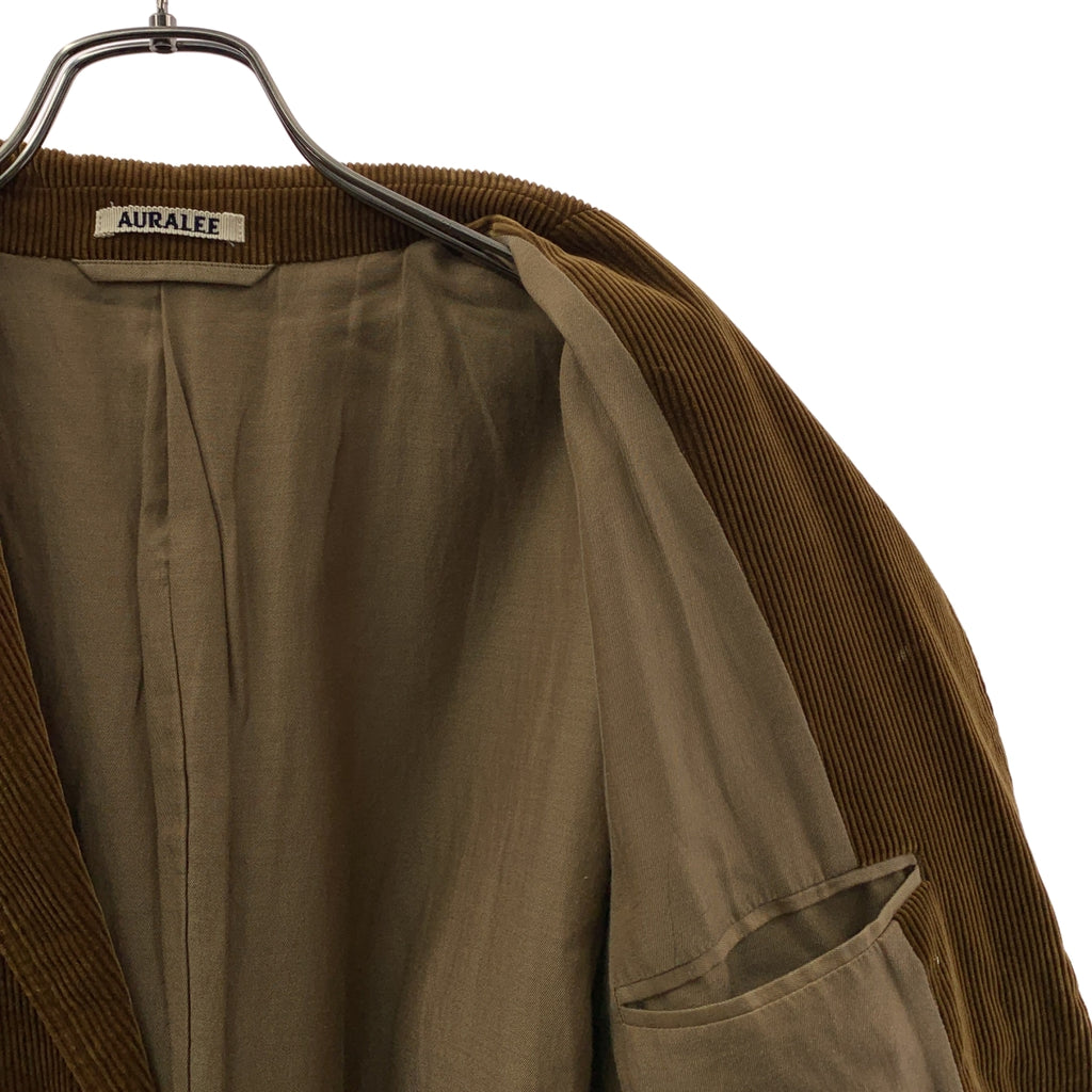 AURALEE / 오라리 | WASHED CORDUROY JACKET / 코듀로이 테일러드 재킷 / 총 안감 | 4 | 남성