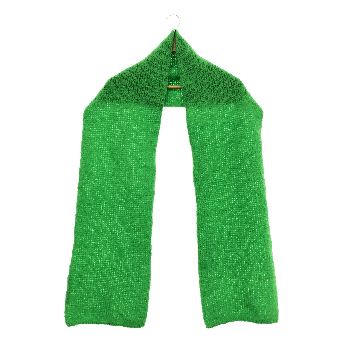 ASAUCE MELER / 어소스 메레 | 2022AW | 프렌치 메리노 울 울트라 라이트 머플러 | 그린 | 여성