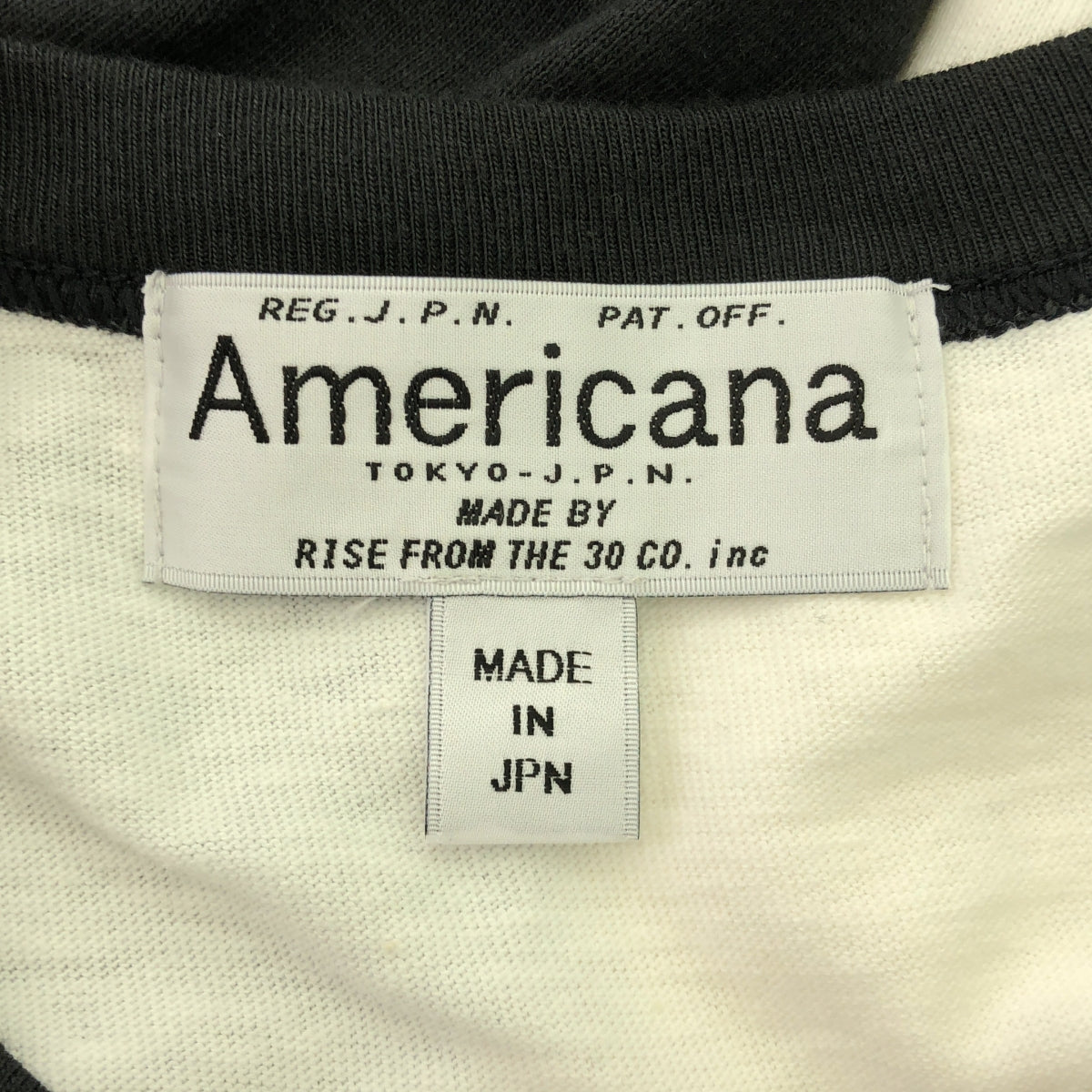 Americana / 아메리카나 | NORTHERN UNIVERSITY 라글란 티셔츠 원피스 | F | 화이트 / 차콜 | 여성