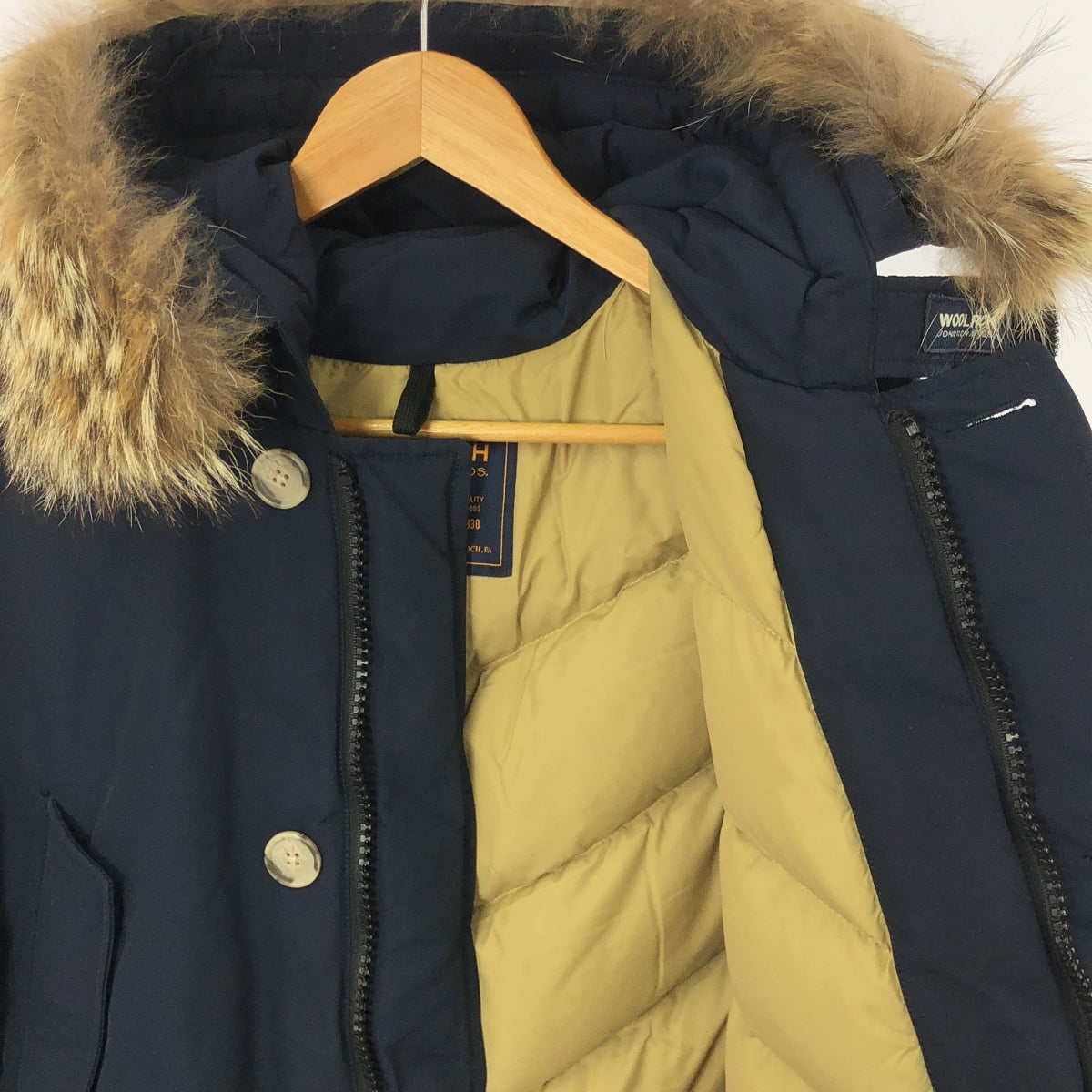 WOOLRICH / 울 리치 | ARCTIC PARKA ML 다운 코트 | XS | 네이비 | 남성