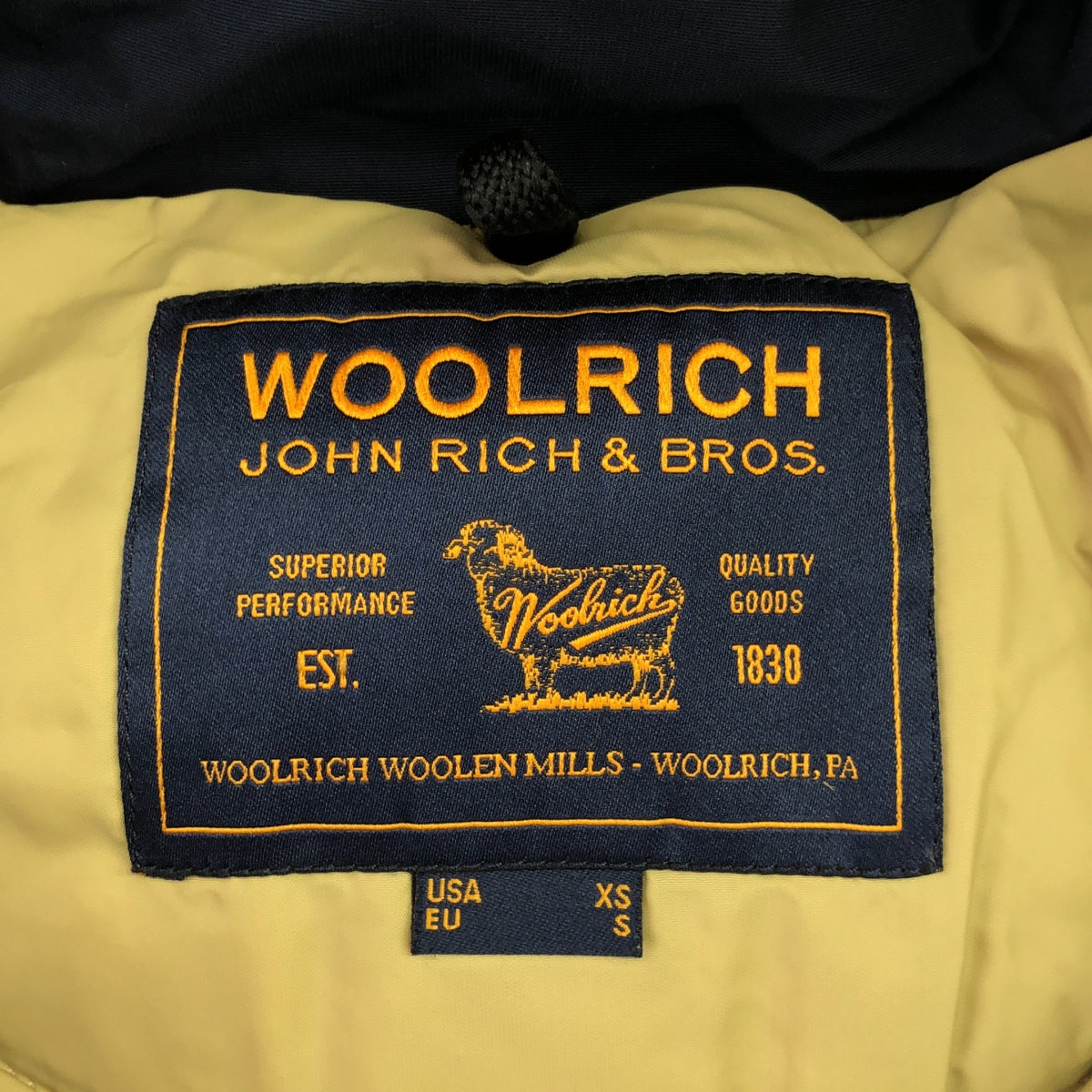 WOOLRICH / 울 리치 | ARCTIC PARKA ML 다운 코트 | XS | 네이비 | 남성