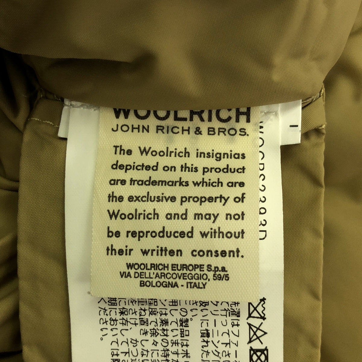 WOOLRICH / 울 리치 | ARCTIC PARKA ML 다운 코트 | XS | 네이비 | 남성