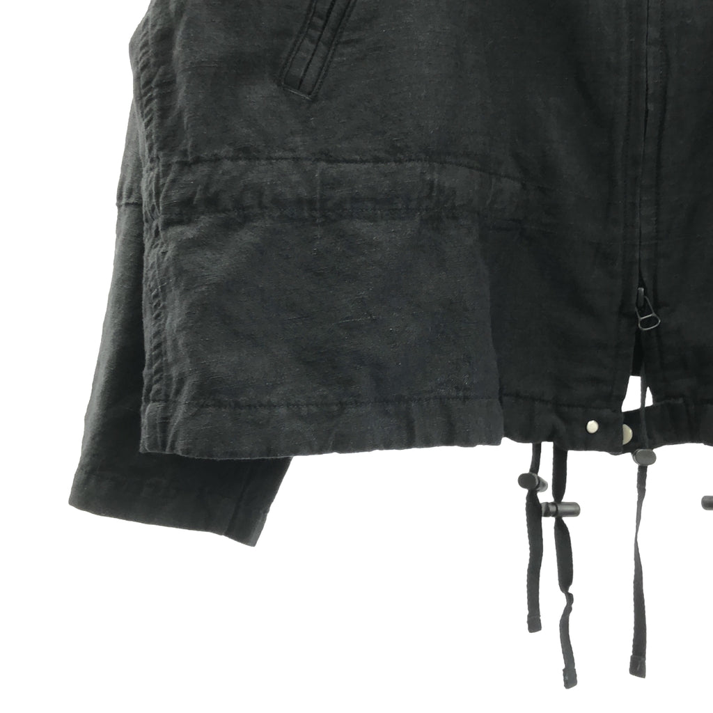 ANCELLM / アンセルム | 2025SS | W/L ZIP JACKET / オーバーシルエット ダブルジップ ドローストリング ジャケット ブルゾン | 2 | メンズ