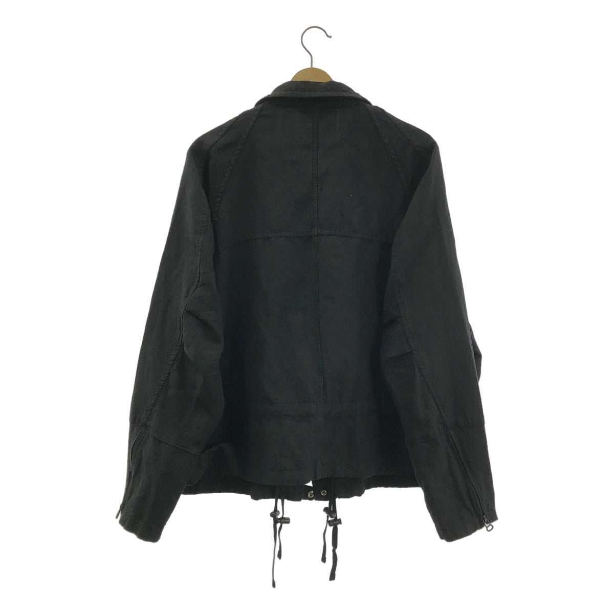 ANCELLM / アンセルム | 2025SS | W/L ZIP JACKET / オーバーシルエット ダブルジップ ドローストリング ジャケット ブルゾン | 2 | メンズ