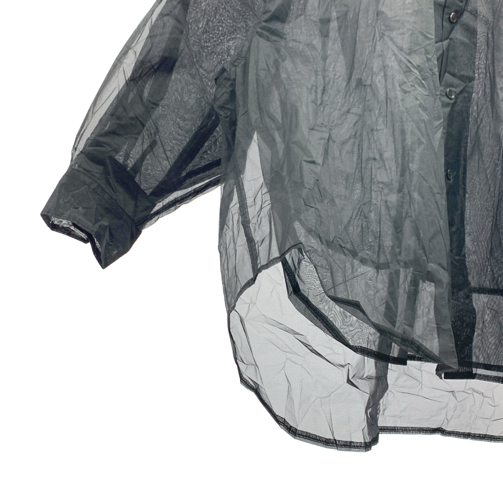 COMME des GARCONS COMME des GARCONS / 콤콤 | 2024AW | 라운드 컬러 레이어드 오간지 시아 블라우스 | XS |