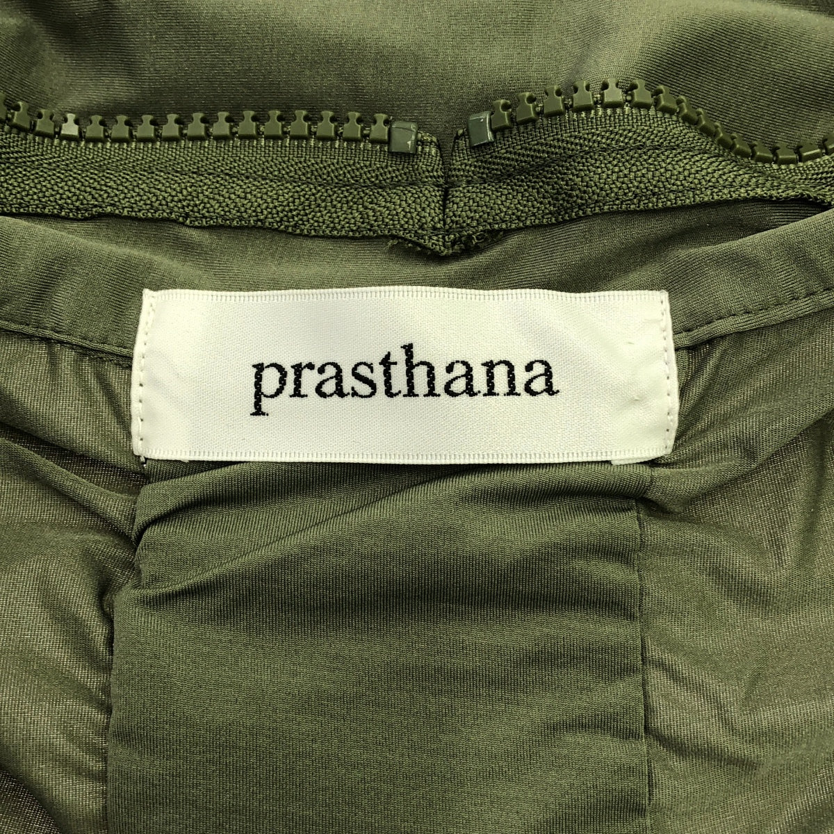 【신품】 prasthana / 프라스타나 | modulation jersey gown | M | 카키 | 남성