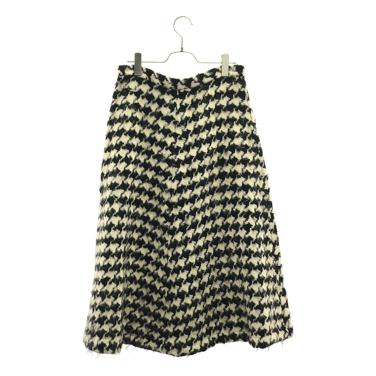COMME des GARCONS | 千鳥格馬海毛混紡喇叭長裙 | M |