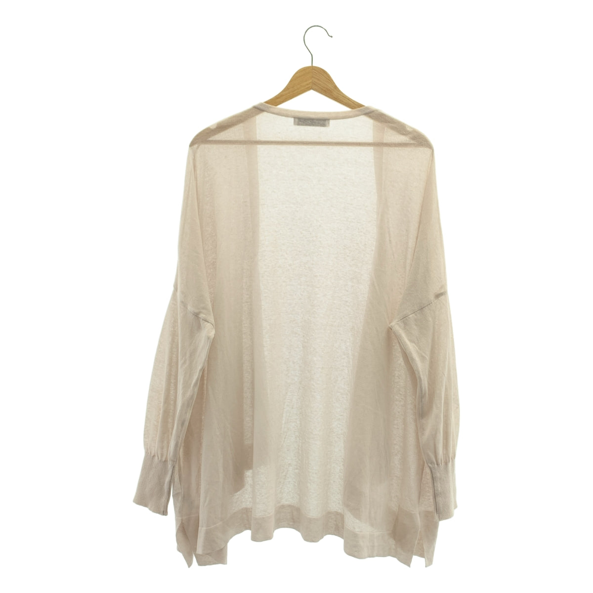 【成色極佳】NOBLE | 2024秋冬系列 | 18G 薄紗開襟衫 | 米色 | 女款