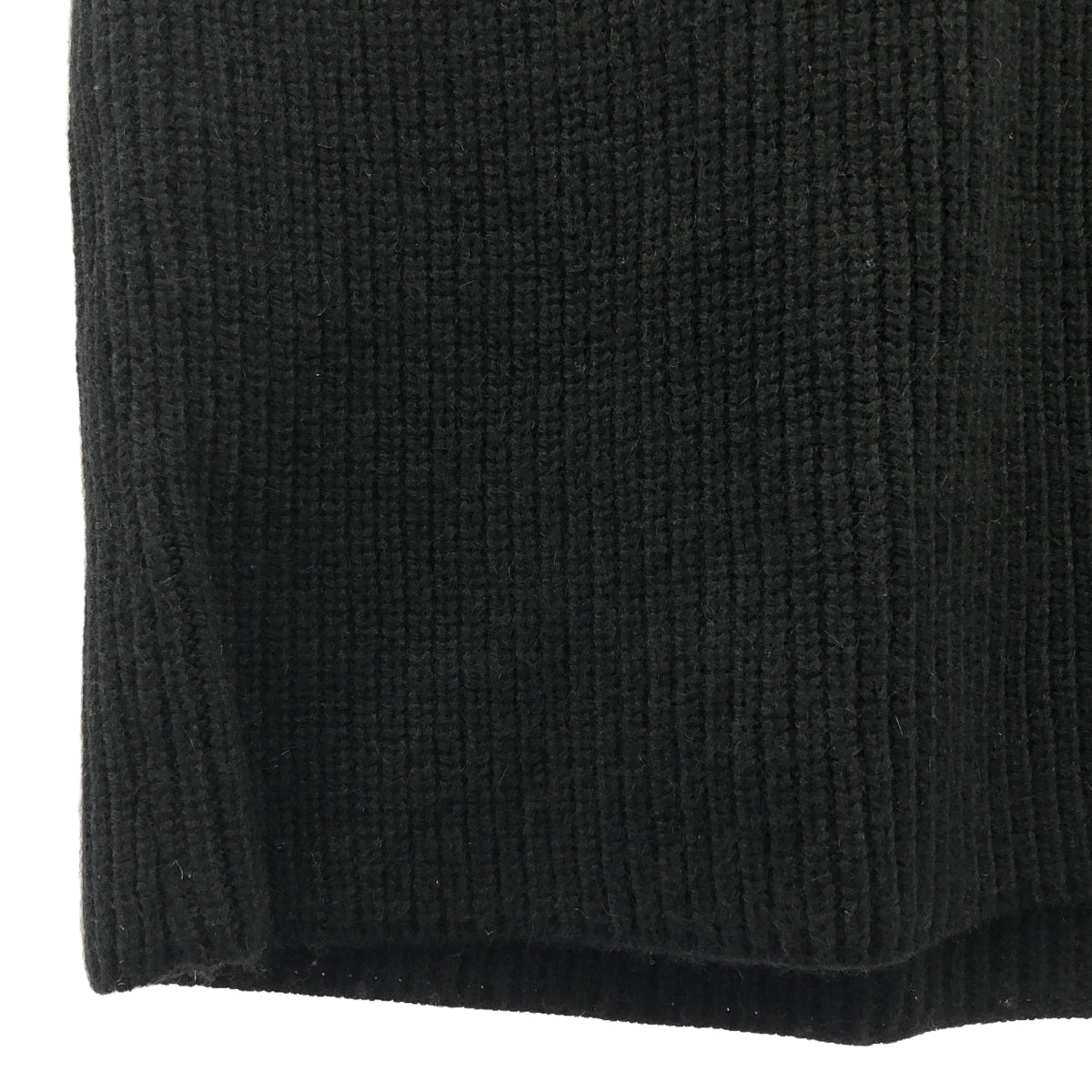 CITYSHOP / シティショップ | 2024AW | ZIP UP KNIT DRESS / ハーフジップ ニット ワンピース | 38 | ブラック | レディース