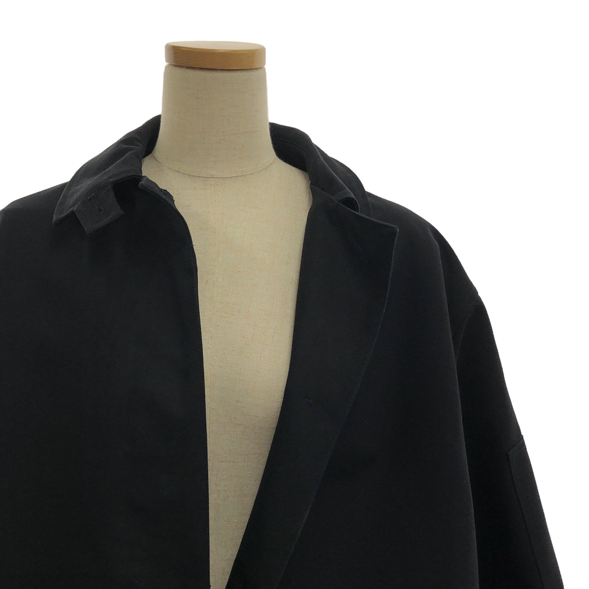 【美品】  Studio Nicholson / スタジオニコルソン | SHOWERPRO OF COTTON UTILITY MAC コート | 0 | ネイビー | レディース