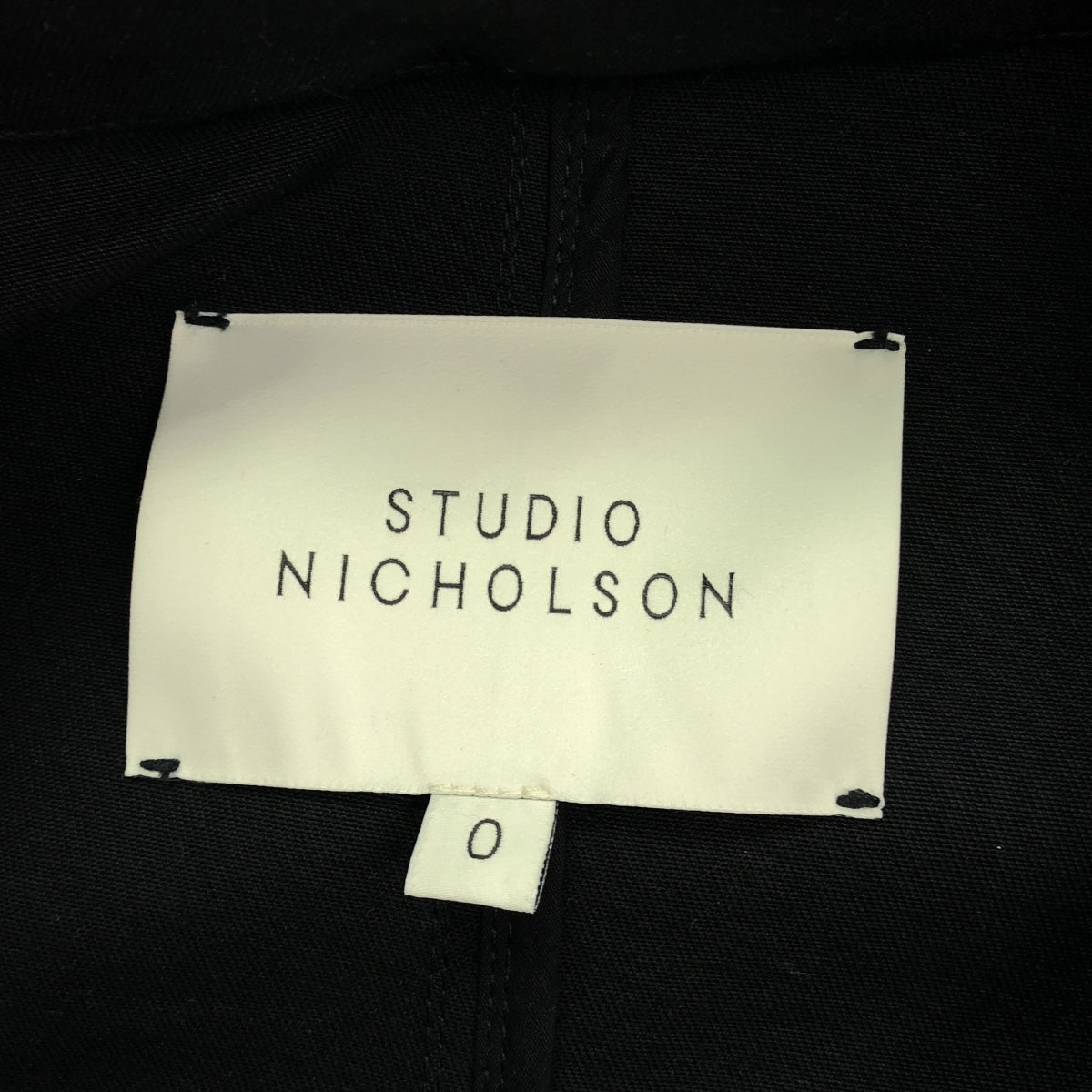 【美品】  Studio Nicholson / スタジオニコルソン | SHOWERPRO OF COTTON UTILITY MAC コート | 0 | ネイビー | レディース