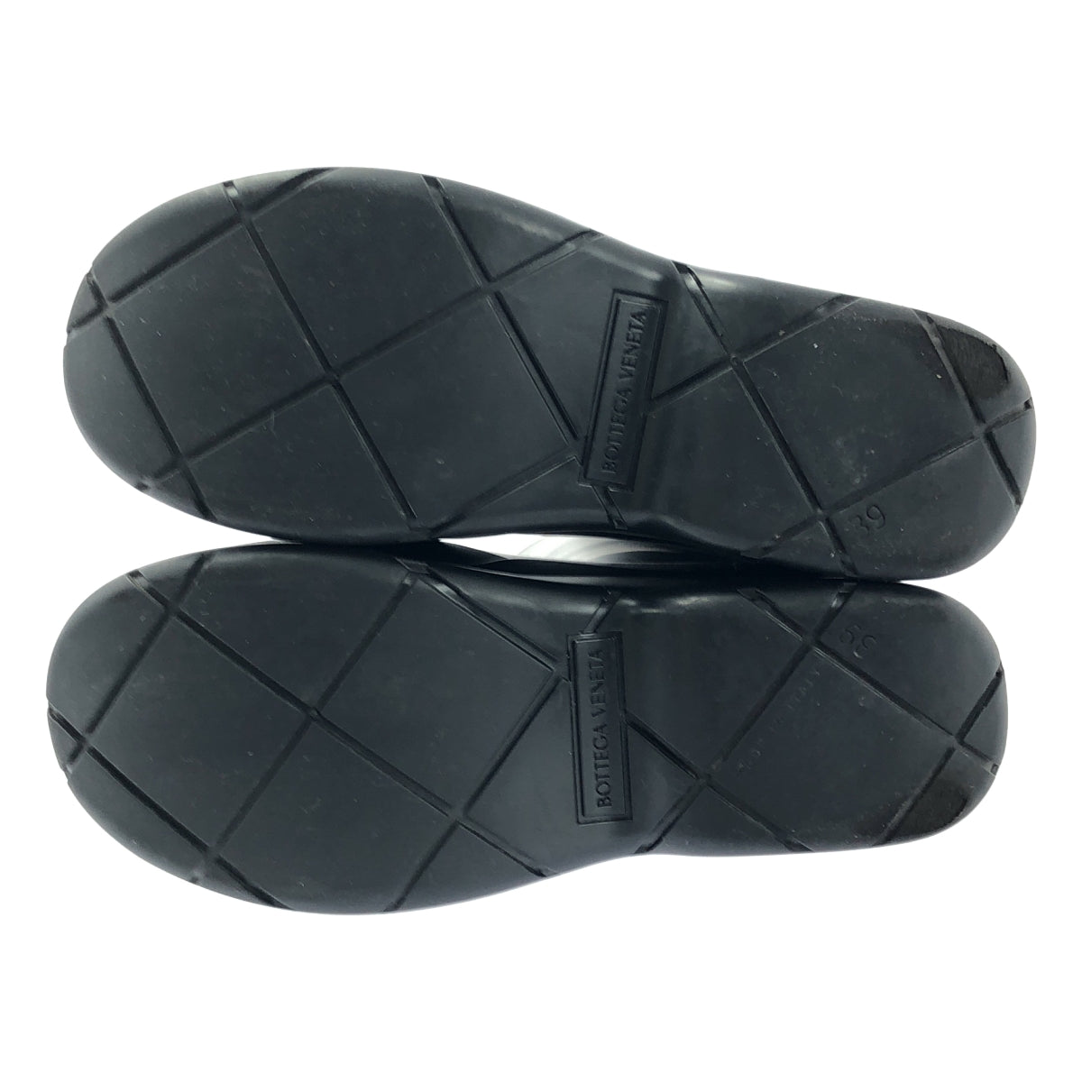 BOTTEGA VENETA / ボッテガヴェネタ | パドル ラバー ロングブーツ | 39 | ブラック | メンズ