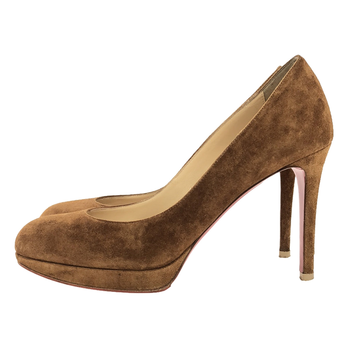 Christian Louboutin | NEW SIMPLE PUMP 100 Suede Leather Heel Pumps | 37 | Brown | Women's