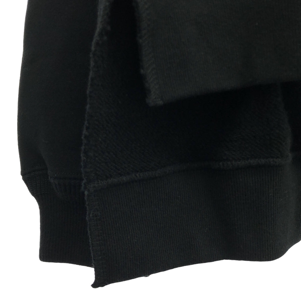 CDG by Comme des Garcons. / シーディージー コムデギャルソン | 2024 | OVERSIZED LONG BACK SWEATSHIRT オーバーサイズド ロングバック スウェット | S | ブラック | メンズ