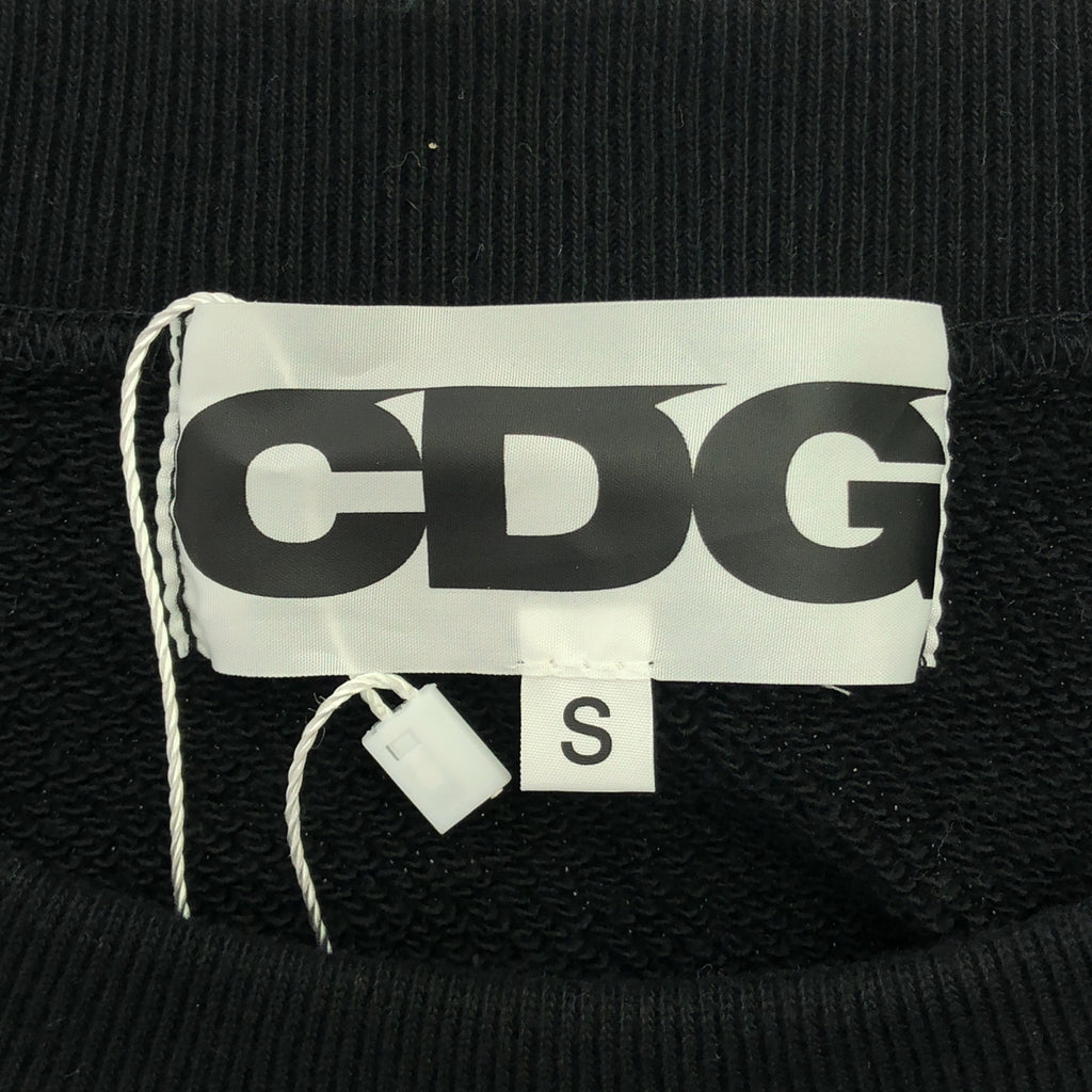 CDG by Comme des Garcons. / シーディージー コムデギャルソン | 2024 | OVERSIZED LONG BACK SWEATSHIRT オーバーサイズド ロングバック スウェット | S | ブラック | メンズ