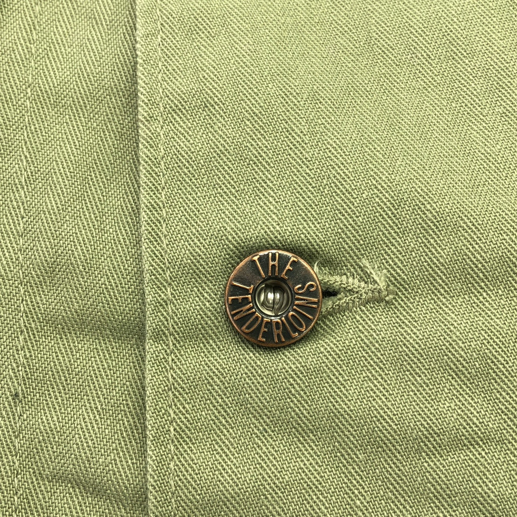 裡肌肉 | HBT 人字形模板軍裝夾克 | XS |卡其色 |男士